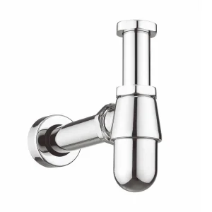 Crosswater Bottle Trap Shallow Seal 400mm Pipe Chrome