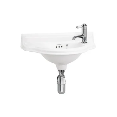 Burlington Curved Cloakroom Basin 1th Right