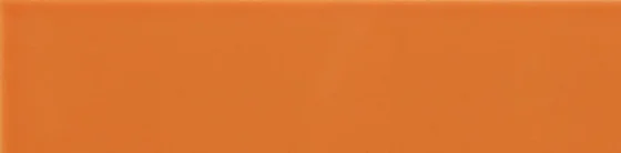 European Tiles Flat Naranja 10X30 Brillo Ceramic  Tile detail view - Image 2