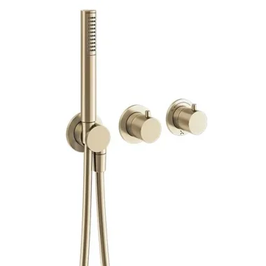 Crosswater Module Mpro 2 Control Trimset With Handshower Brushed Brass