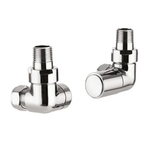 Crosswater Glide Corner Rad Valves Chrome product image - Image 1