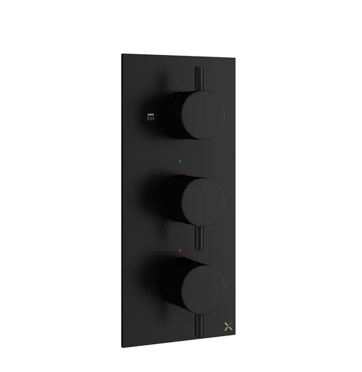 Crosswater One Box Showering Mpro Bundle 2000 Matt Black detail view - Image 6