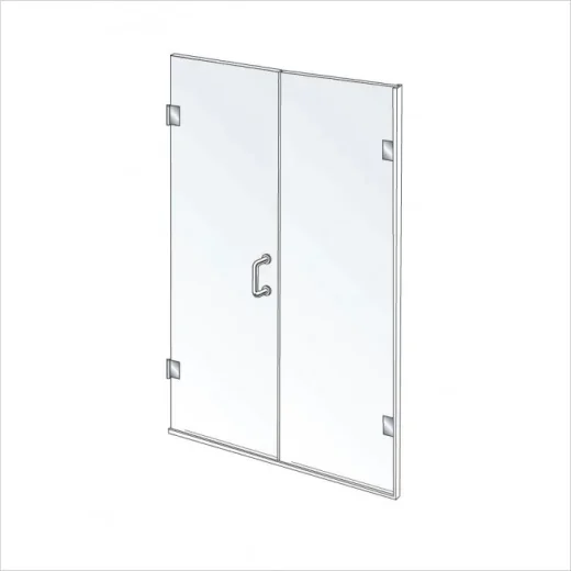 Shower Lab View 03 Standard-door + Inline Panel 957-985 X 2000 product image - Image 1