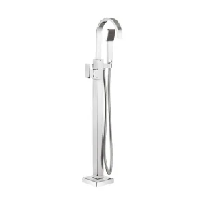 Crosswater Planet Bath Shower Mixer with Kit Floor Standing Chrome