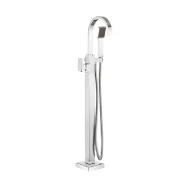 Crosswater Planet Bath Shower Mixer with Kit Floor Standing Chrome