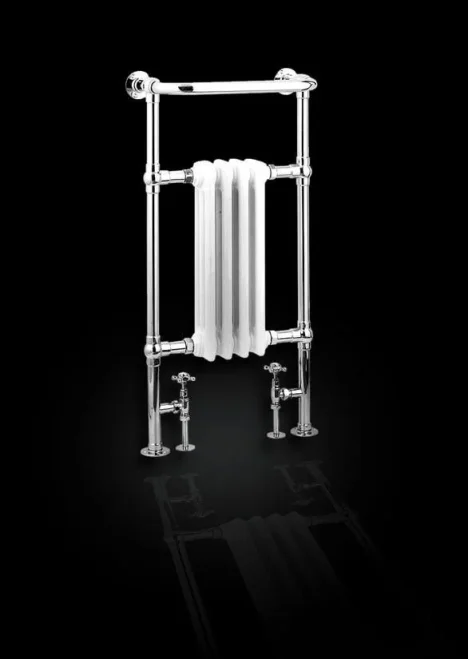 Reina Alicia 952 X 479 Chrome Traditional Radiator detail view - Image 2