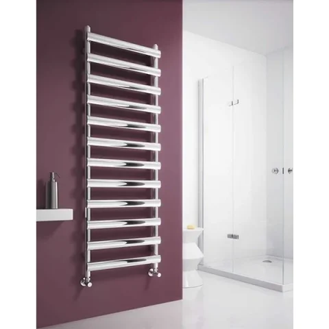 Reina Deno 500X1488 Polished Stainless Steel Towel Rail detail view - Image 3
