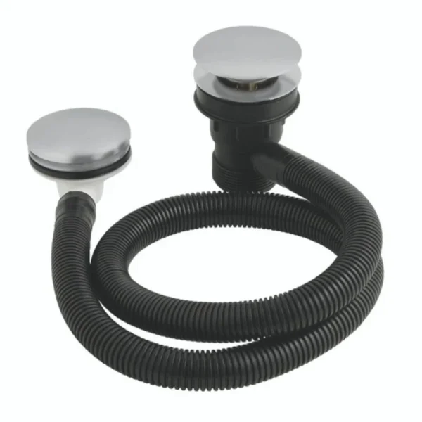 Bc Designs Push Down Concealed Bath Waste Brushed Chrome