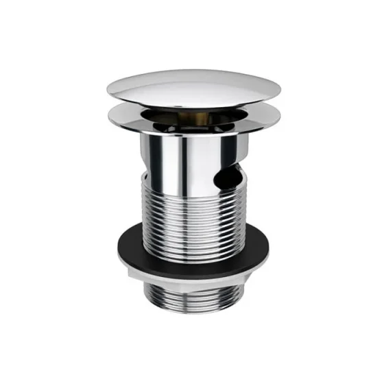 Bc Designs Push Down Bath Waste 70mm (slotted) Chrome product image - Image 1