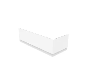 Saneux 1700x450mm Bath Panel & Plinth Matte White
