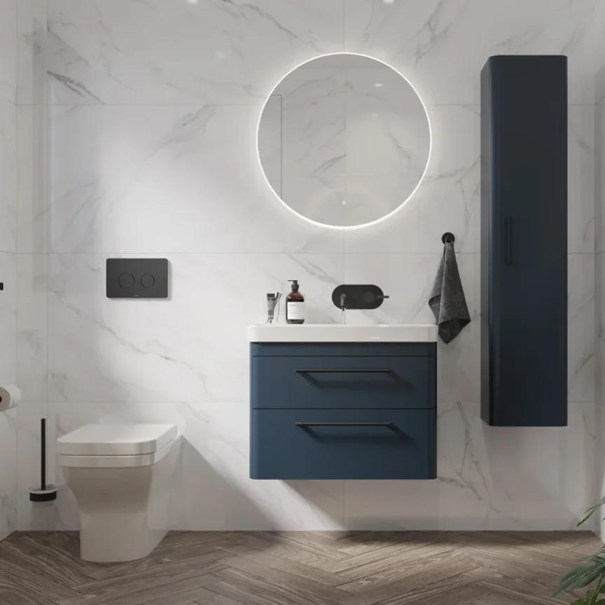 Saneux Hyde 30x140cm Side Unit - Matte Fiord detail view - Image 3