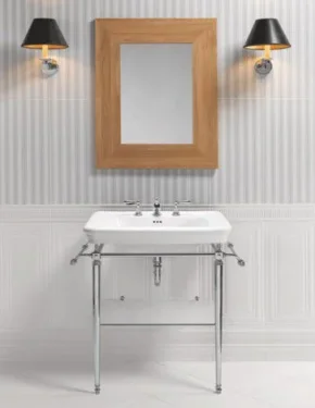 Imperial Etoile Large Basin Stand Chrome detail view - Image 4