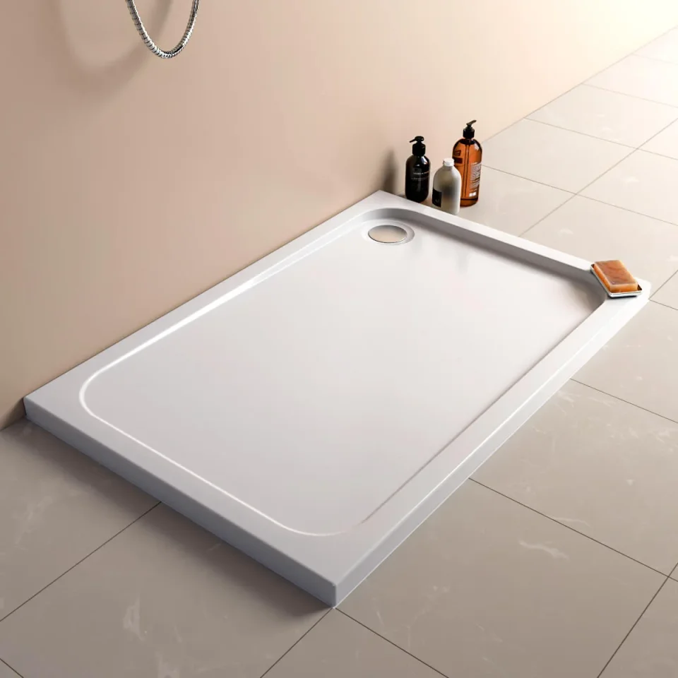 Crosswater Rectangular Shower Tray 1100 45mm detail view - Image 2