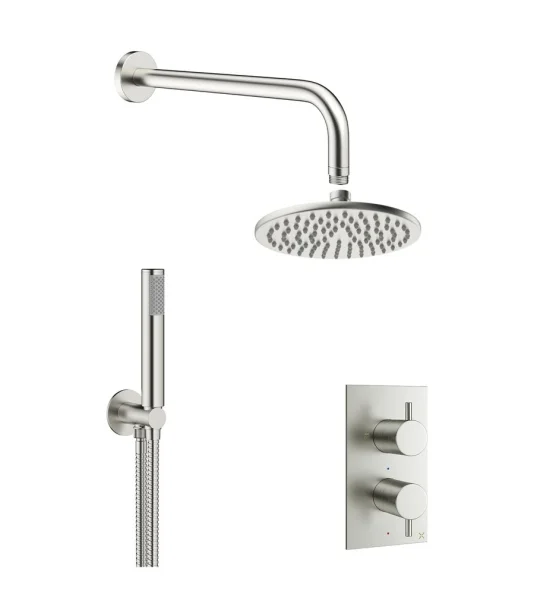 Crosswater One Box Showering Mpro Bundle 1510 Brushed Stainless Steel