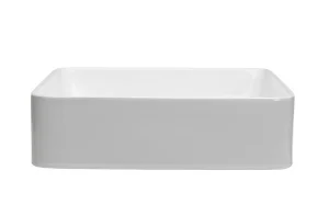 Crosswater Calpe Counter Basin 400 No Overflow White