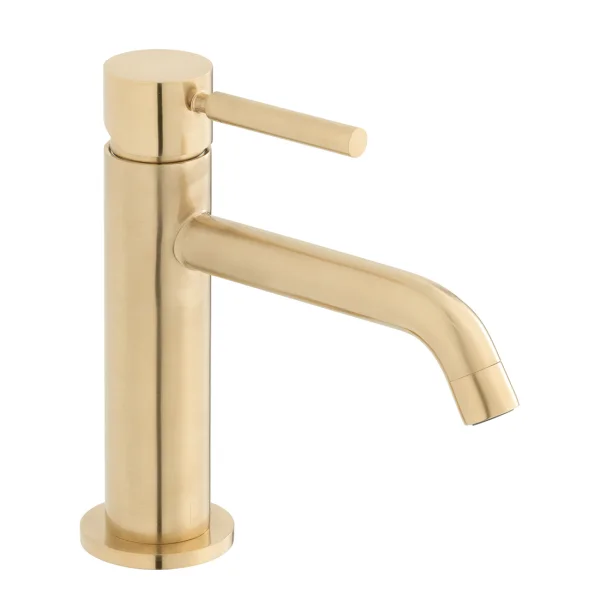 Vado Individual Origins Slimline Mono Basin Mixer Brushed Gold