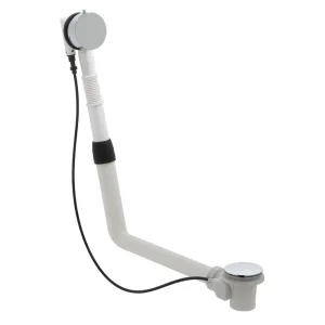 Vado Round Cable Bath Waste And Overflow Chrome