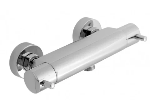 Vado Celsius 1/2" Exposed Thermostatic Shower Valve Chrome detail view - Image 2