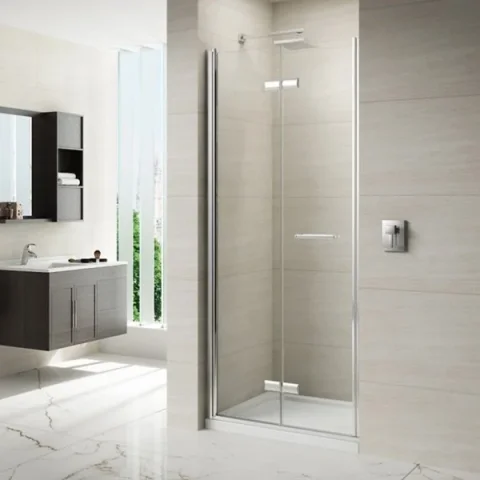 Merlyn 8 Series Frameless Hinged Bifold Door 1000mm detail view - Image 4