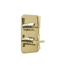 Burlington Riviera Shower Valve Gold C/w Diverter