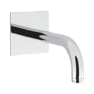 Crosswater Design Wall Mounted Bath Spout 160mm Chrome