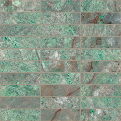 European Tiles Charmo Amazonite Brick Pattern 30 X 30cm Polished Wall Tile (sold Per Piece) detail view - Image 2