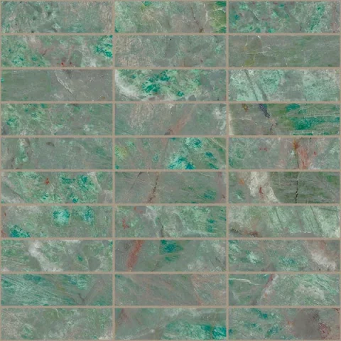 European Tiles Charmo Amazonite Brick Pattern 30 X 30cm Polished Wall Tile (sold Per Piece) detail view - Image 4