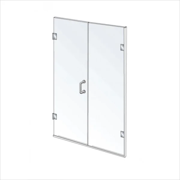 Shower Lab View 03 Standard-door + Inline Panel 1257-1285 X 2000