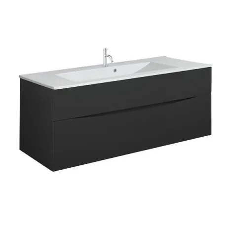 Crosswater Glide Ii 2 Drawer Basin Unit 1000 Matt Black