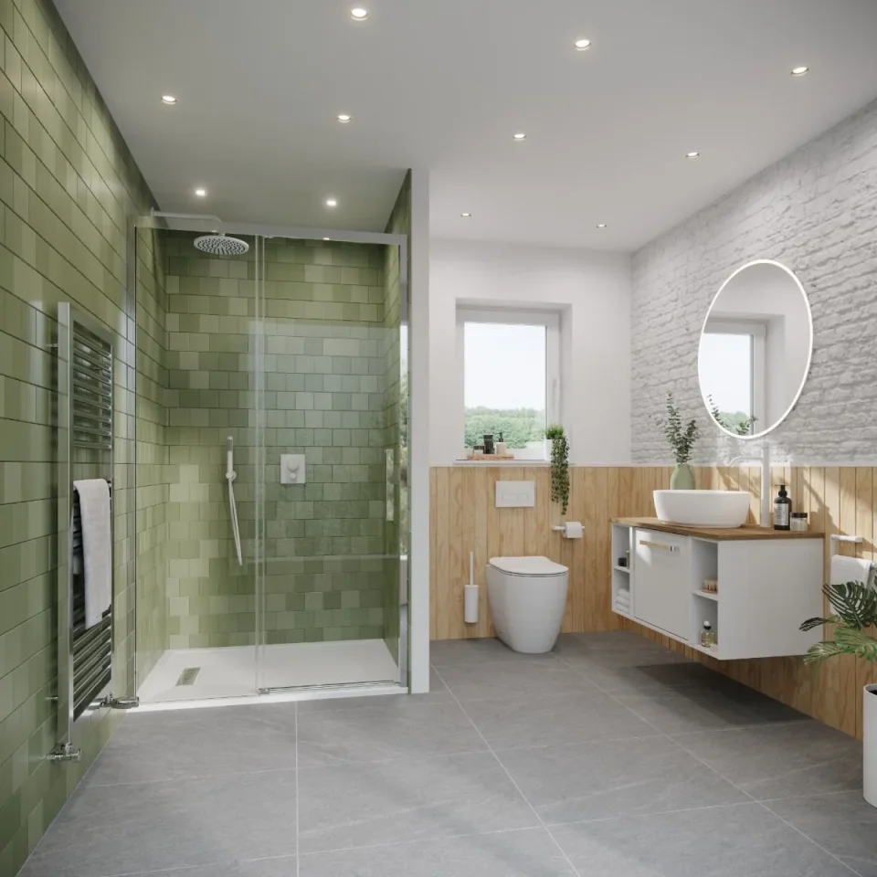 Crosswater Glide Ii Back To Wall Toilet Rimless 52 Matt White detail view - Image 3