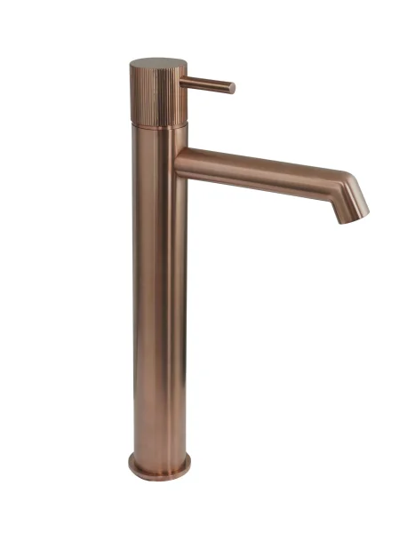 Just Taps Evo Tall Single Lever Basin Mixer Tap Brushed Bronze