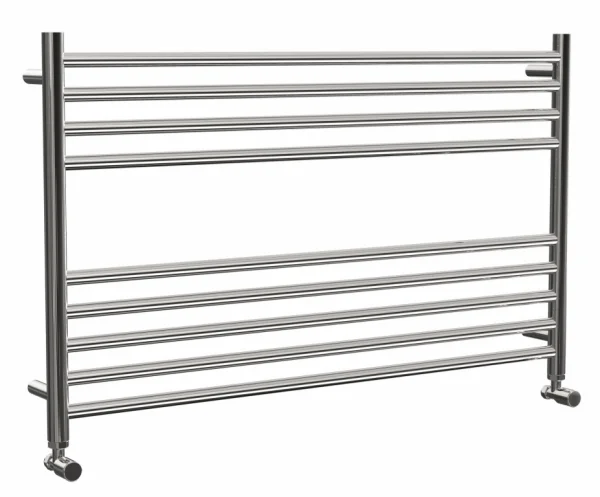 Vogue Pearl Towel Radiator Dual Energy - Polished Stainless Steel 600X1000
