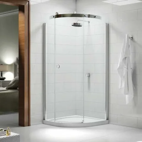 Merlyn 10 Series 1 Door Quadrant Right Hand 800mm detail view - Image 3