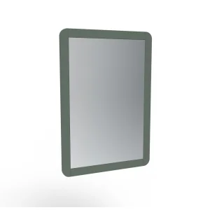 Saneux Hyde 55cm 1 Door Recessed Electric Mirror Cabinet (lh) - Matte Sage