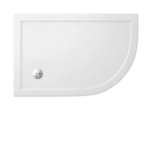 Crosswater Offset Quadrant Left Hand 35mm Acrylic Shower Tray 800 x 1200mm