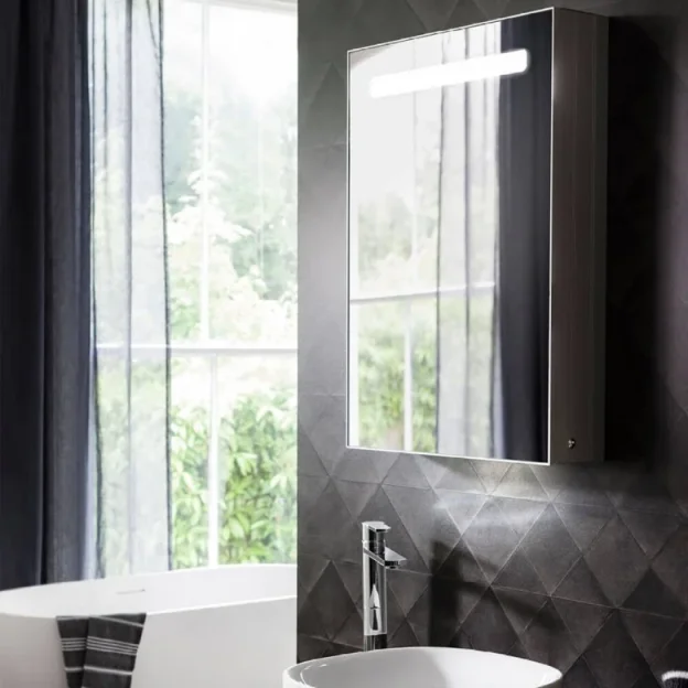 Crosswater Wisp Basin Tall Monobloc No Pop-up-waste Deck Mounted Chrome detail view - Image 4