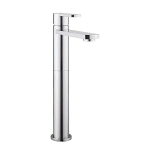 Crosswater Wisp Basin Tall Monobloc No Pop-up-waste Deck Mounted Chrome