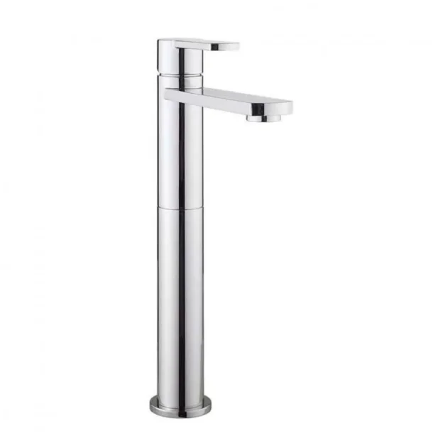 Crosswater Wisp Basin Tall Monobloc No Pop-up-waste Deck Mounted Chrome product image - Image 1