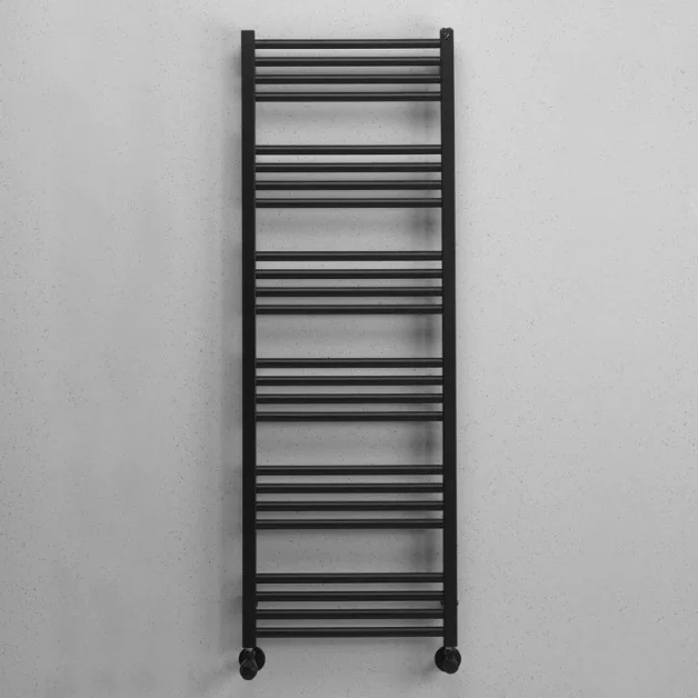 Crosswater Mpro Towel Warmer 480x1380 Matt Black detail view - Image 4