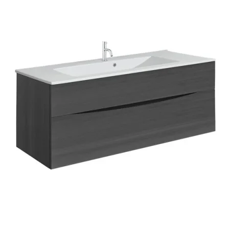 Crosswater Glide Ii 2 Drawer Basin Unit 1000 Steelwood
