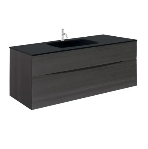 Crosswater Glide Ii 2 Drawer Basin Unit 1000 Steelwood detail view - Image 7