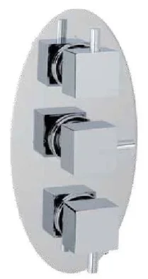 Eastbrook Triple Control Shower Valve Only Chrome