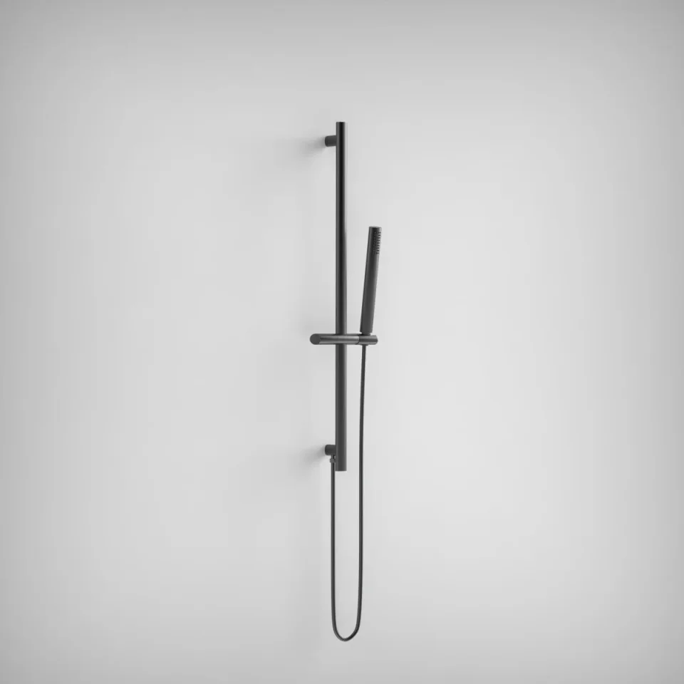 Ava Integrated Round Multifunction Slide Rail Kit - Brushed Black detail view - Image 3