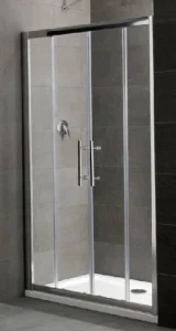Eastbrook Volente 1800 Double Sliding Door Chrome
