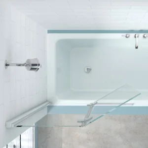 Merlyn 2 Panel Hinged Bathscreen - Left Hand 900 X 1500mm