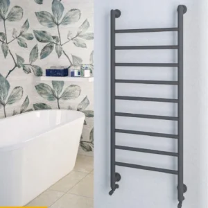Eastbrook Eshton 1200 X 600mm. Towel Rail Matt Anthracite