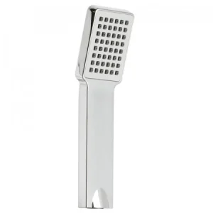 Vado Rectangular Single-function Rub-clean Shower Handset Chrome