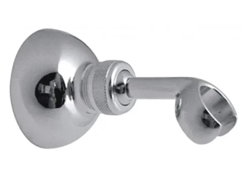 Vado Wall Mounted Shower Bracket Chrome detail view - Image 2