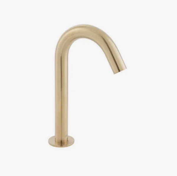 Vado Individual Infra-red Deck Mounted Spout Mono Basin Mixer Brushed Gold