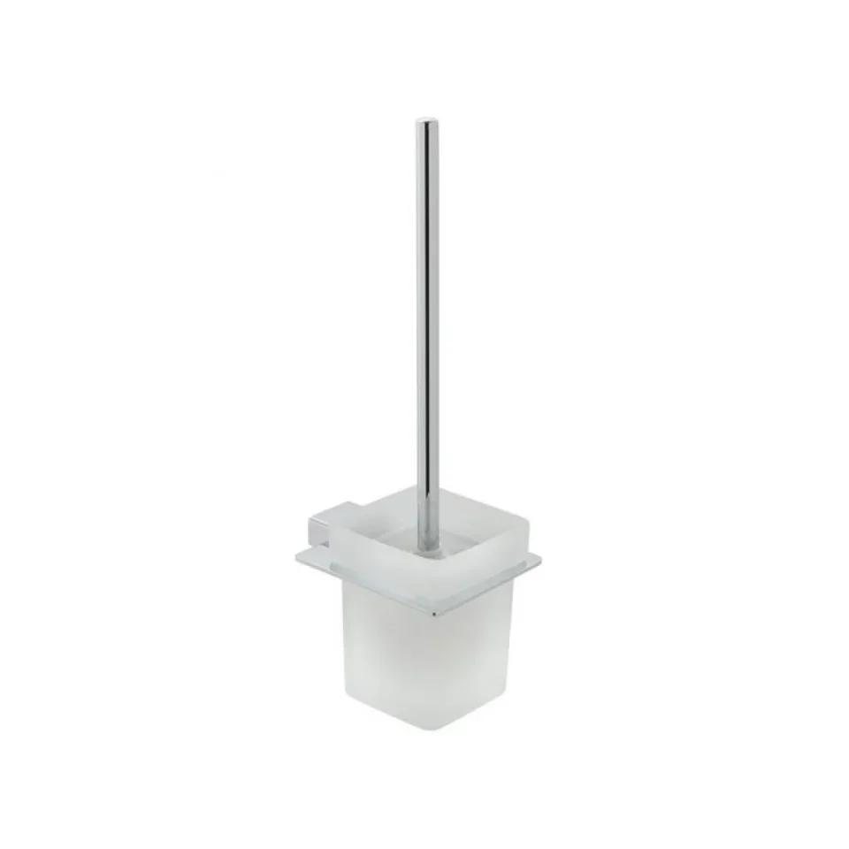 Vado Phase Toilet Brush And Holder Wall Mounted Chrome detail view - Image 2